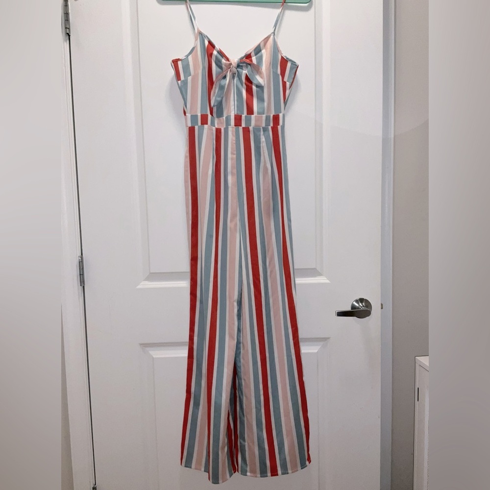 Striped Multicolor Jumpsuits